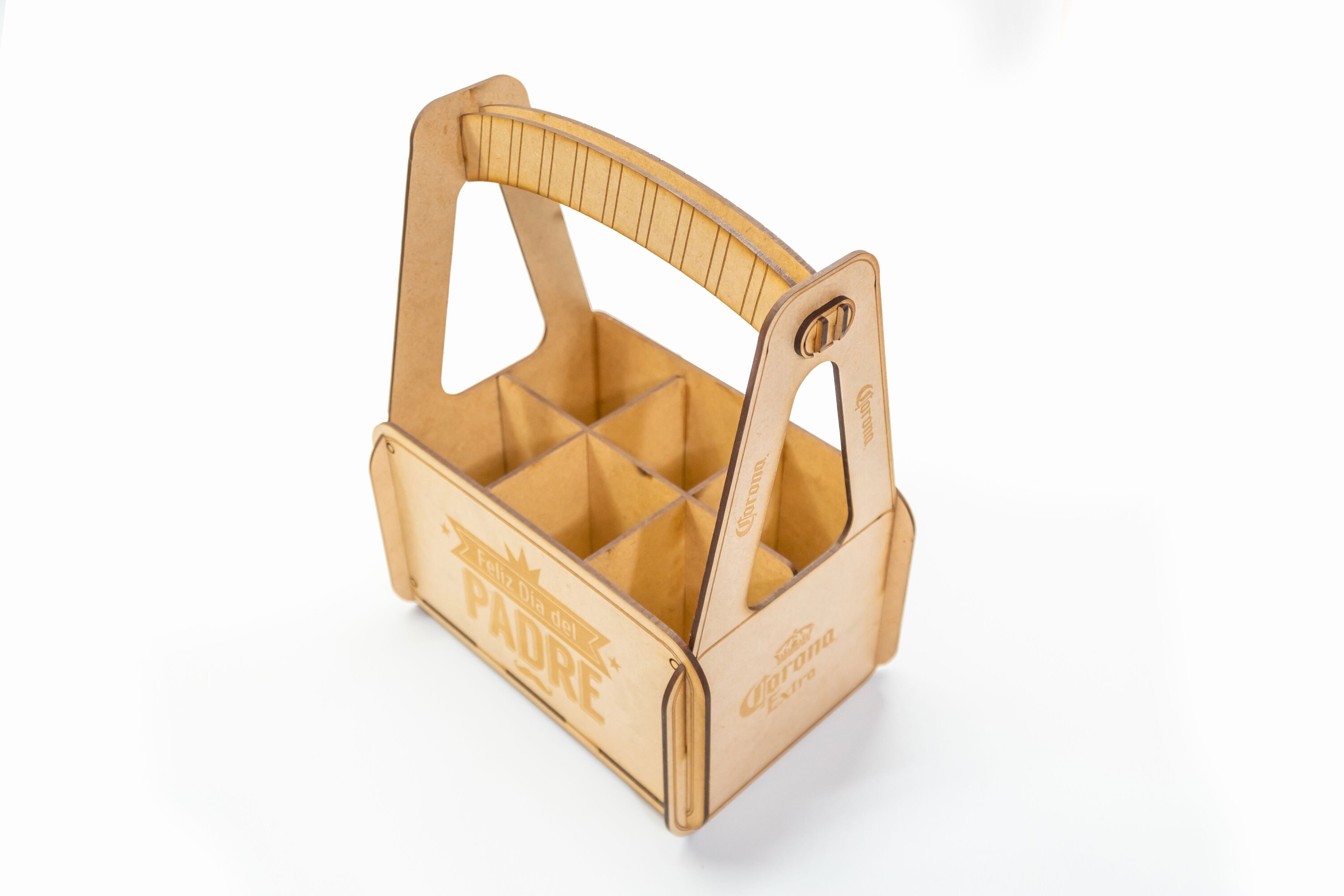 Beer wood holder Laser Cut Pattern files Personalized Gift Etsy