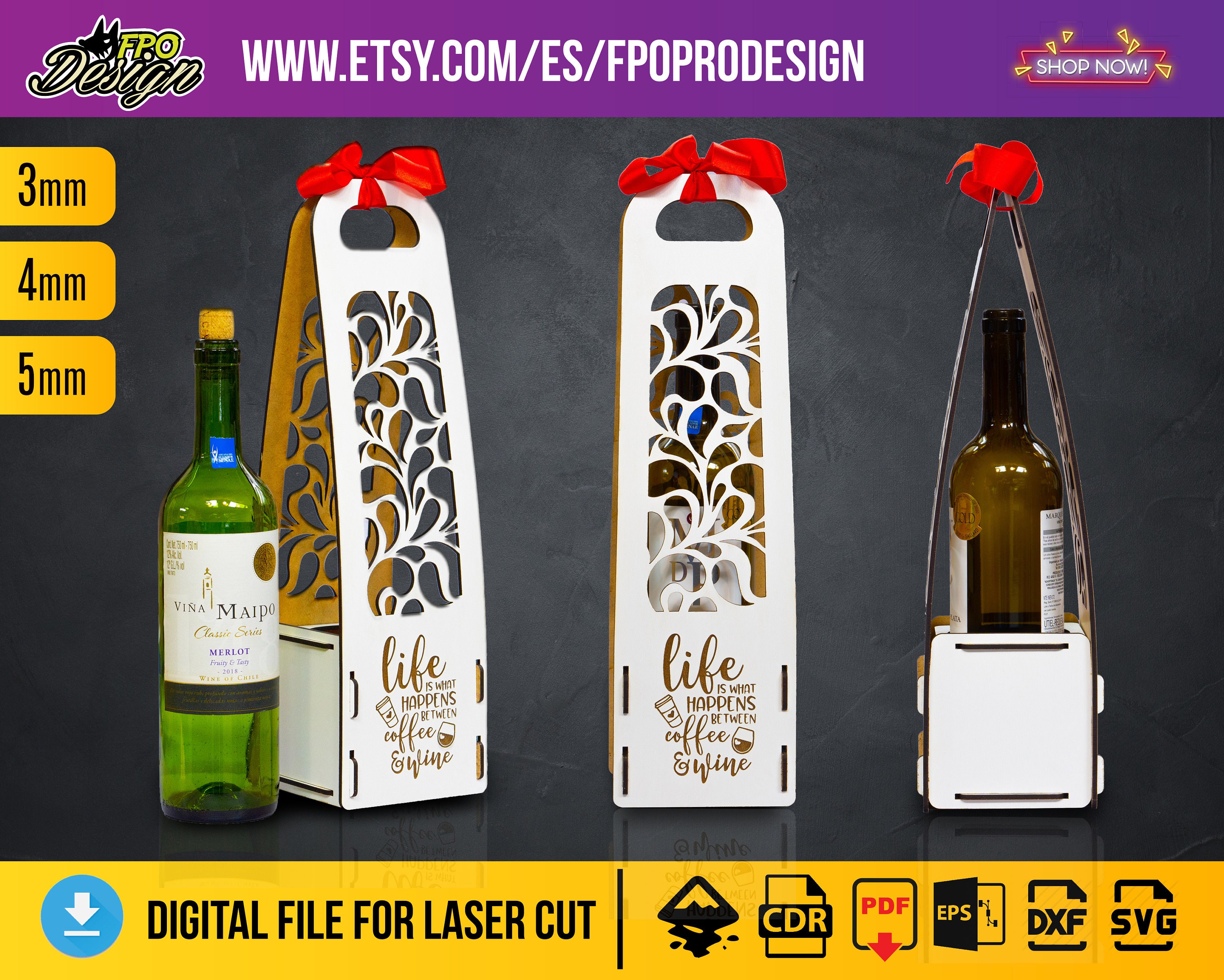 Large Stemless Wine Glass Box SVG File – Simply Crafty SVGs