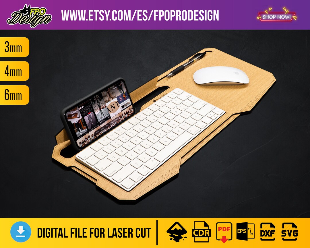Wooden Apple Keyboard Stand Magic Keyboard 1 2 and 3 Stand Etsy