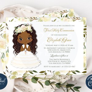 holy communion invitation template, printable first communion invites, first holy communion invitation girl, baptism invitation, catholic