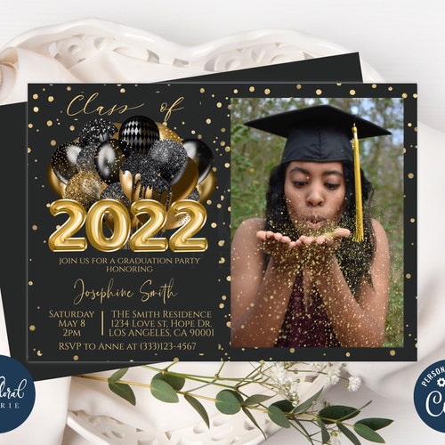 2022 Graduation Invitations Templates
