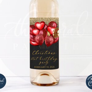 Printable Wine Label Template Editable Wine Bottle Labels - Etsy