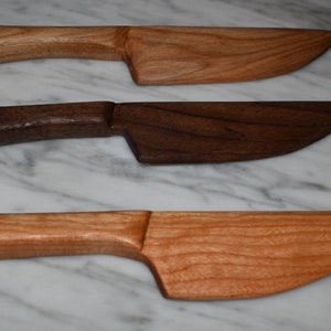 Wooden Knife, Swedish butter knife, Elegant gift, Cherry knife, Walnut knife, Maple knife, Spreading knife, Breakfast knife, Lovely utensil