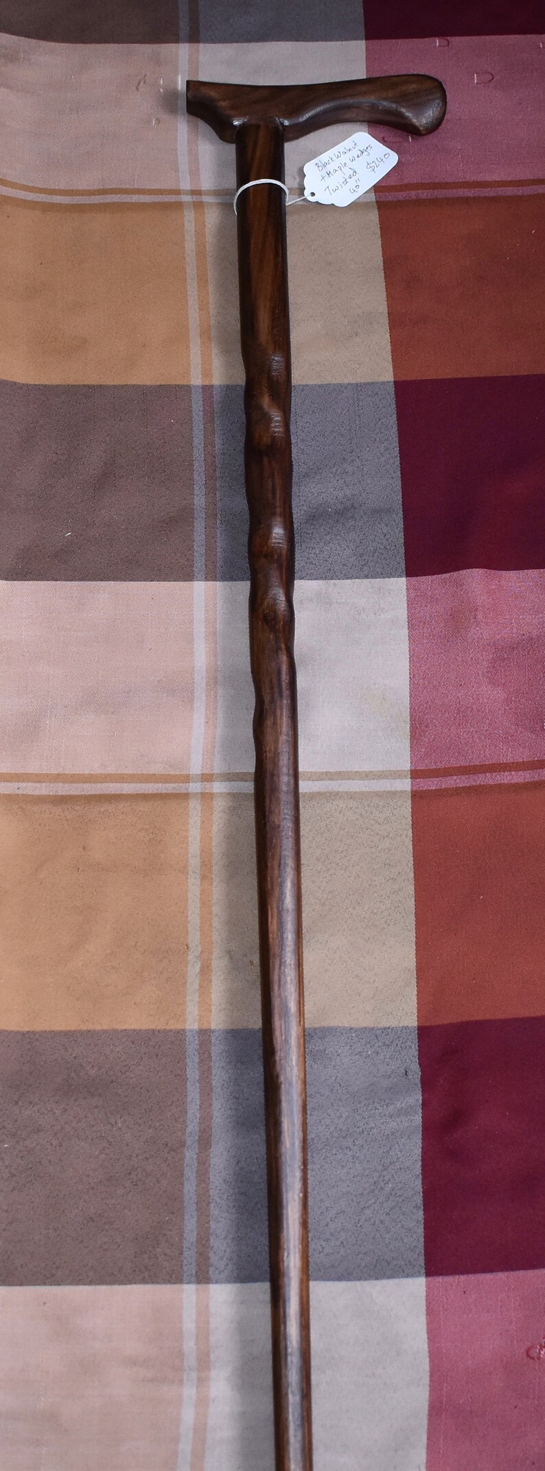 Premium Heirloom Walking Cane/ Amish Style/ Exotic Wood /american Black Walnut /luxurious
