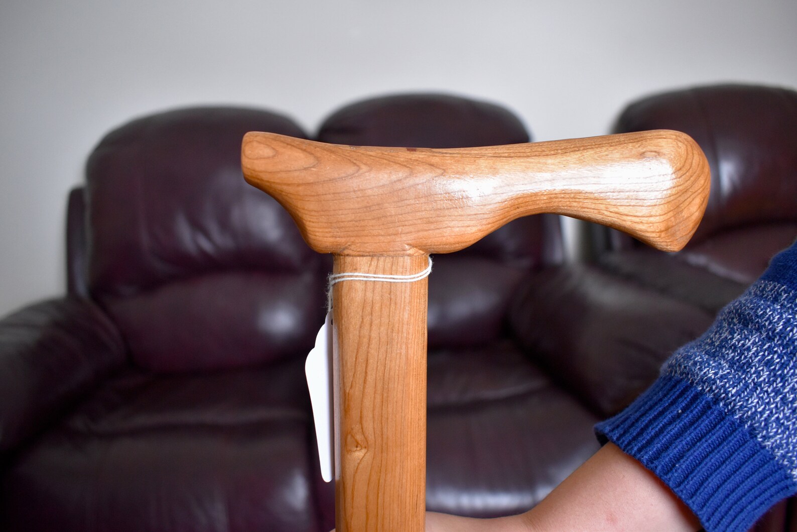 Rustic Cherry Walking Canes/ Amish Style/ Natural Wood With Organic