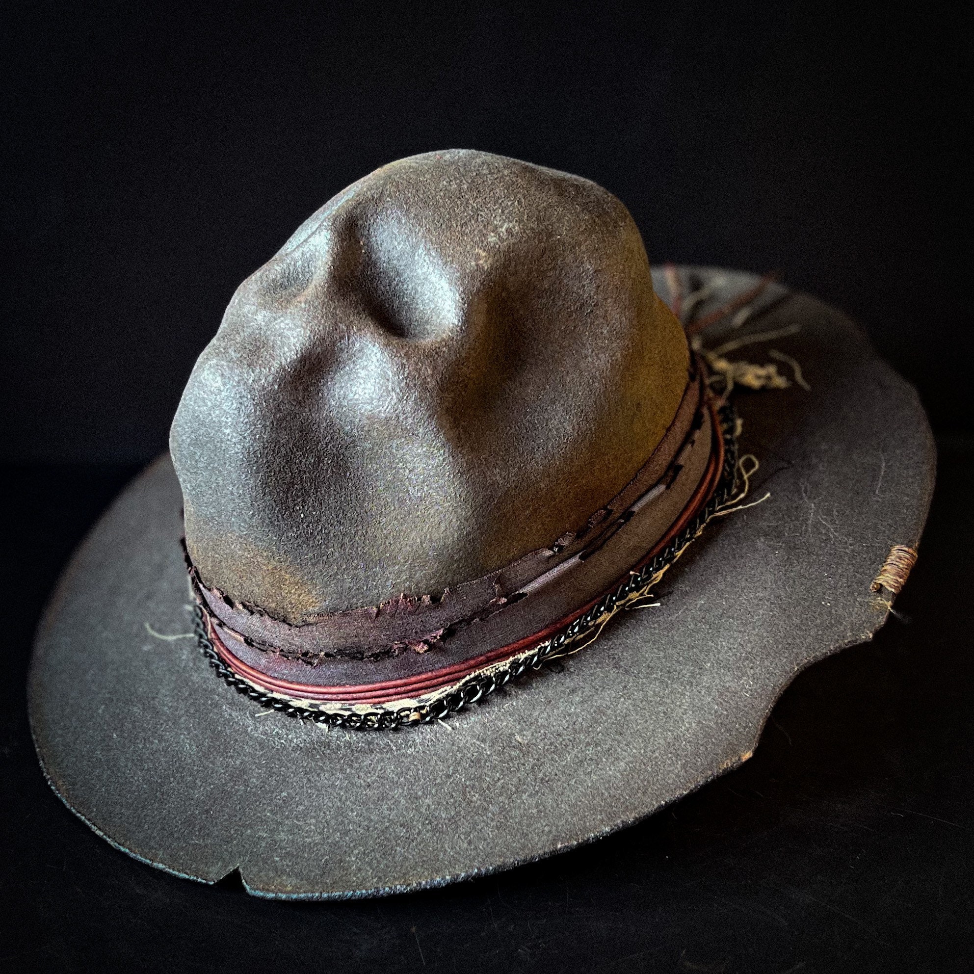 Cowboy Hat size 7 5/8. “Death Rides a Horse” from Ugly Outlaw.