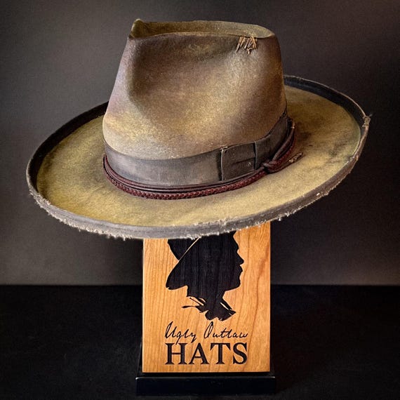 The “Bozeman Bad Man” size 7 1/8 (57cm) from Ugly Outlaw Hats