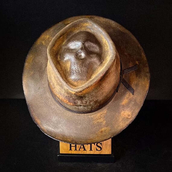 The “Hillbilly Villain” size 7 3/8 long oval from Ugly Outlaw Hats.