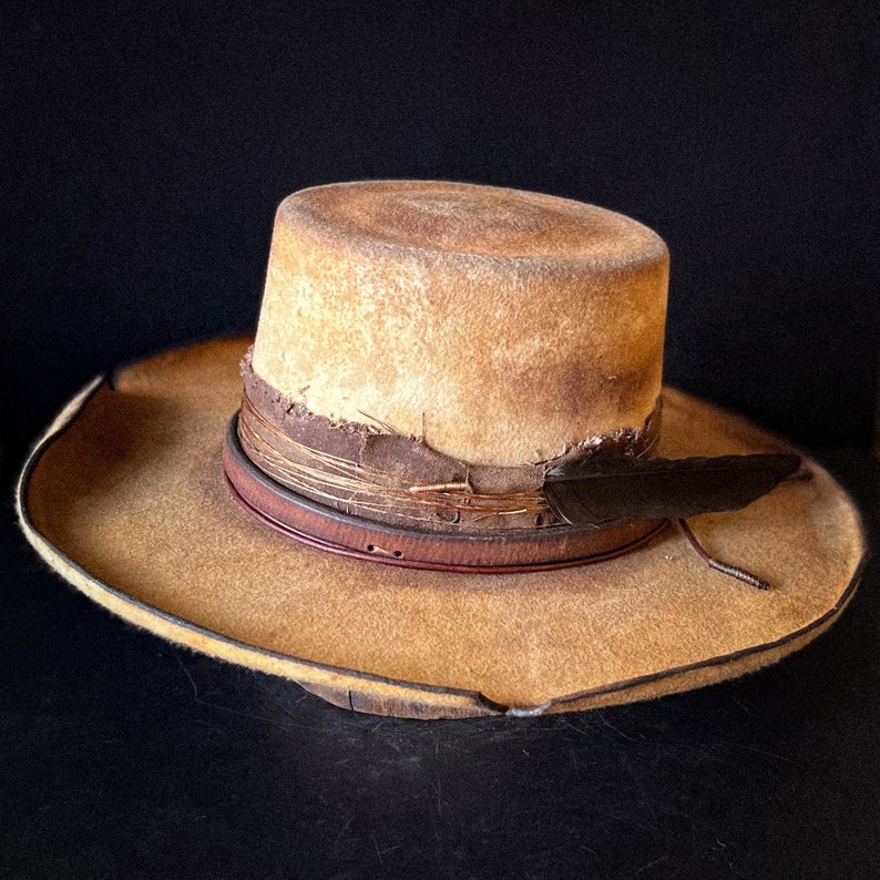 Cowboy Hat Size 7 1/8. the magnificent One by Ugly Outlaw. - Etsy