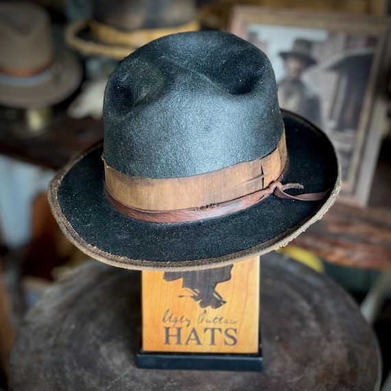 The “Man Who Made’em Pay” size 7 3/8 long oval from Ugly Outlaw Hats.