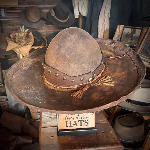 The “Charro who Brings Trouble” size 7 3/8 from Ugly Outlaw.