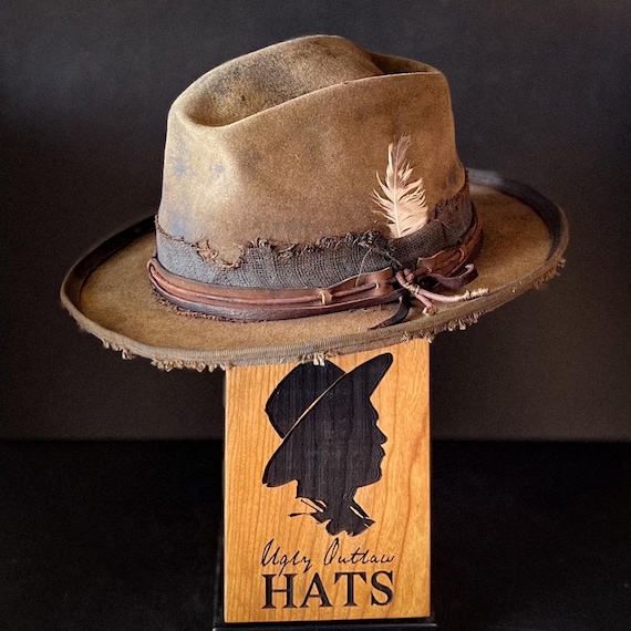 The “Rude Civilian” size 7 1/4 from Ugly Outlaw Hats.