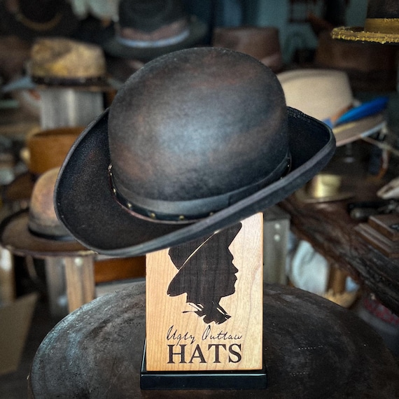 The “Man from Chicago” size 7 1/8 from Ugly Outlaw Hats.