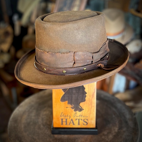 The “Hardened Criminal” size 7 3/8 from Ugly Outlaw Hats.