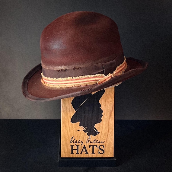 The “Oddball Outlaw” size 7 1/2 from Ugly Outlaw Hats.
