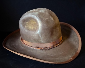 Cowboy hat size 7 1/2. The “Rustler” from Ugly Outlaw.