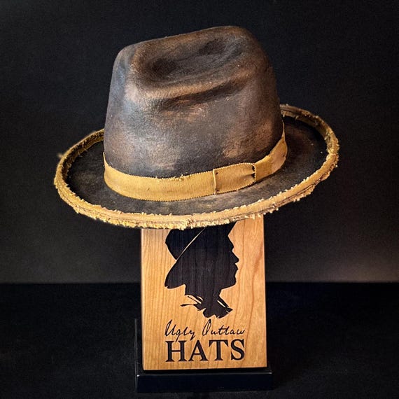The “Rocky Mountain Bounty Hunter” size 7 1/8 (57cm) from Ugly Outlaw Hats.