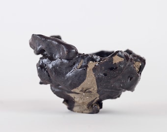 Chawan 3, bol raku noir cuit au bois.