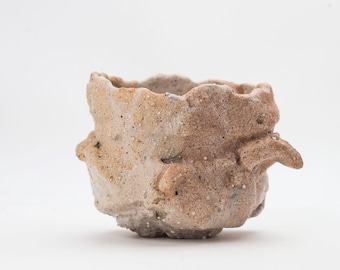 Grand bol 1, bol en grès sculpté à la main