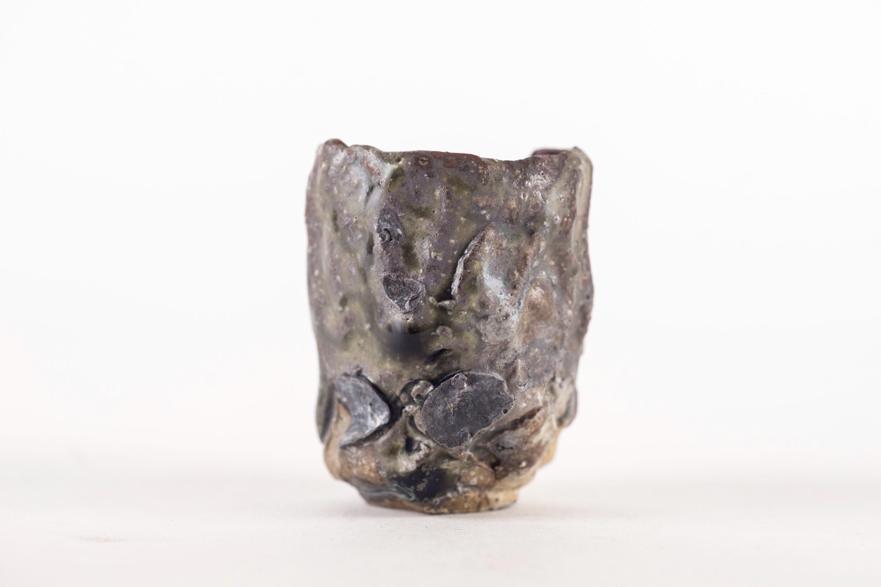 Simon Manoha 茶碗　フランス作家 Simon Manoha 茶入 フランス人作家 美術品・アンティーク・コレクション