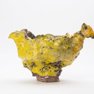 Pitcher 28, in hand-carved enamelled stoneware
