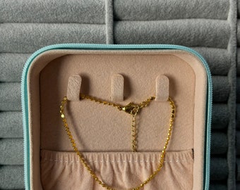 Dainty 18k Gold Plated Chain Bracelet: Minimalist Layering Jewelry Mothers day gift