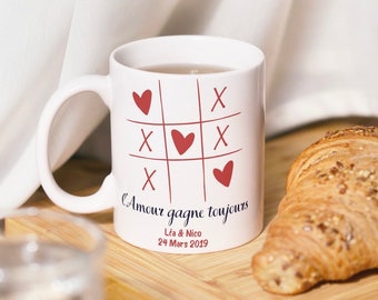 Mug en Céramique à personnaliser pour remercier les Maîtresses, les nounous, les atsems et offrir un joli cadeau qui fera plaisir