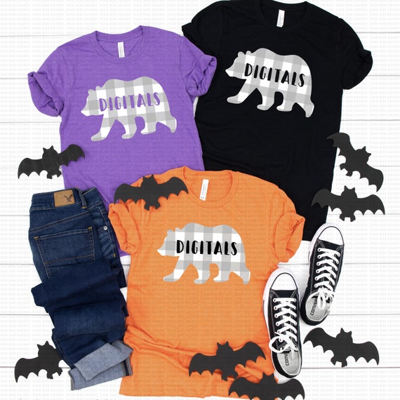 Bella Canvas 3001 Unisex Jersey T Shirt Mockup Halloween Etsy