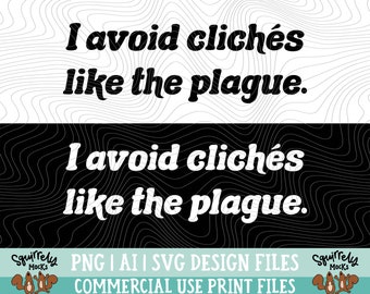 Cliché Shirt - Etsy Cliché Shirt - Etsy