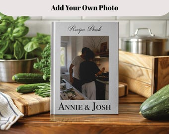 Personalized Photo Recipe Book, Custom Couple Cookbook, Family Keepsake, Wedding Gift