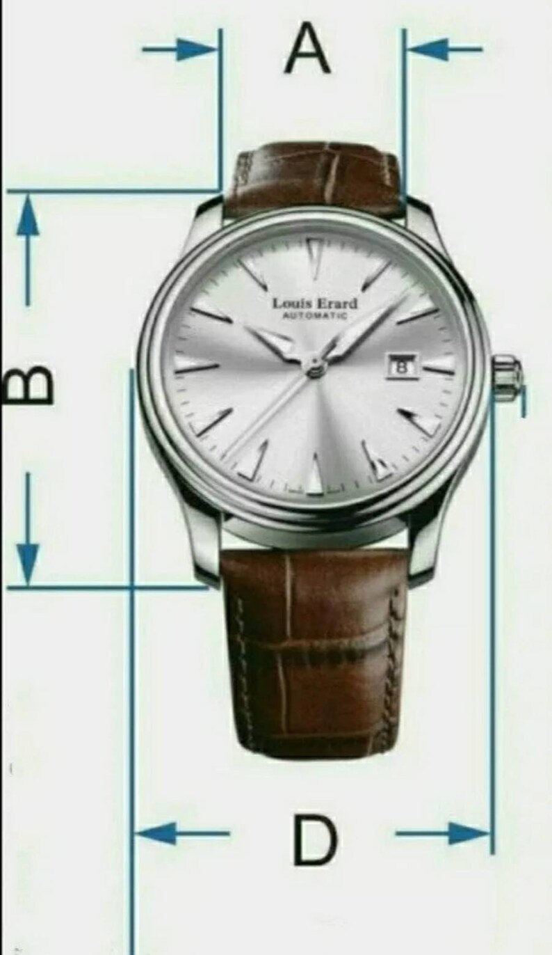 Handmade Black Watch Cuff Strap Mens Leather Watch Strap Etsy