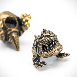 Bead for lanyard &quot;Animal&quot;, hand casting/Paracord bead /bead-edc