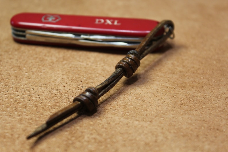 Knife Lanyard. Addition for Victorinox Knife Leather Keychain Etsy