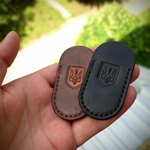 Leather Pocket Slip for the Swiss army knife minichamp , minichamp alox.