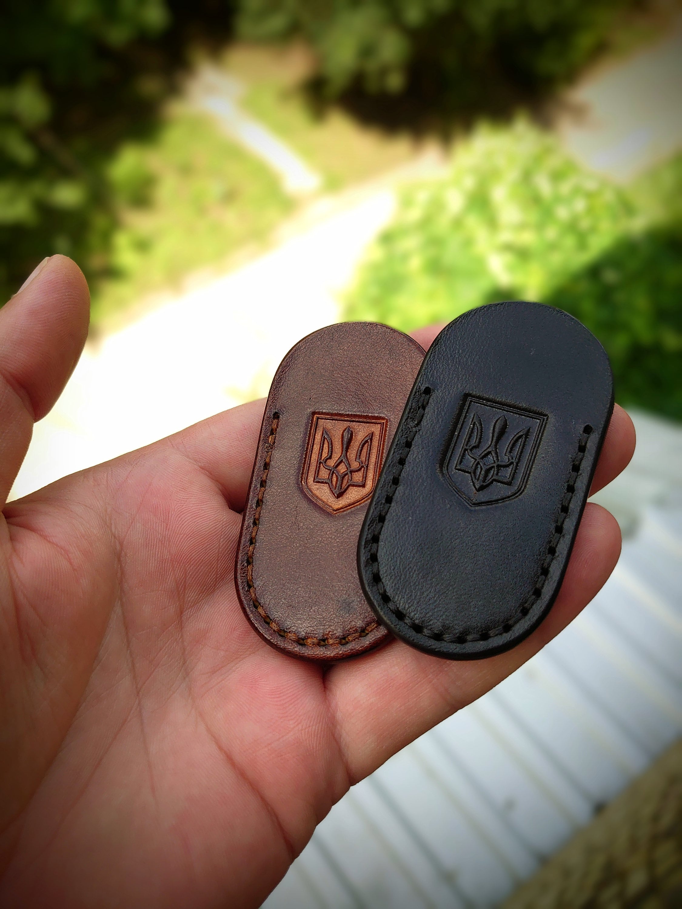 Leather Pocket Slip for the Swiss Army Knife Minichamp , Minichamp