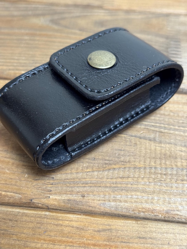 Leather Belt Clip Sheath for Victorinox Knife, SAK EDC Belt Pouch, Holster for Swiss Army Knife – Huntsman Climber Pioneer X Swiss Champ image 13