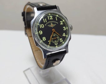 Pobeda ZIM shturmanskiye navigation homme montre-bracelet vintage URSS montre rare montre