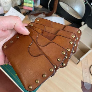 Portadocumenti in pelle personalizzato, porta carte in pelle, mini portafoglio, porta carte di credito in pelle