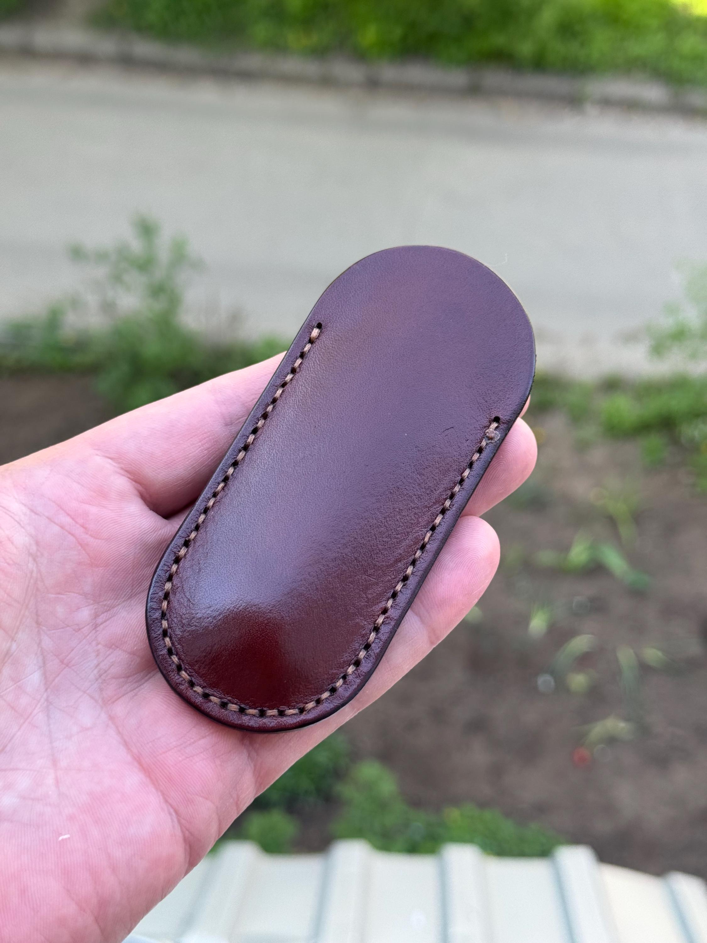Leather Sheath for Knife Victorinox 91mm/ Victorinox Alox -93 Mm 2
