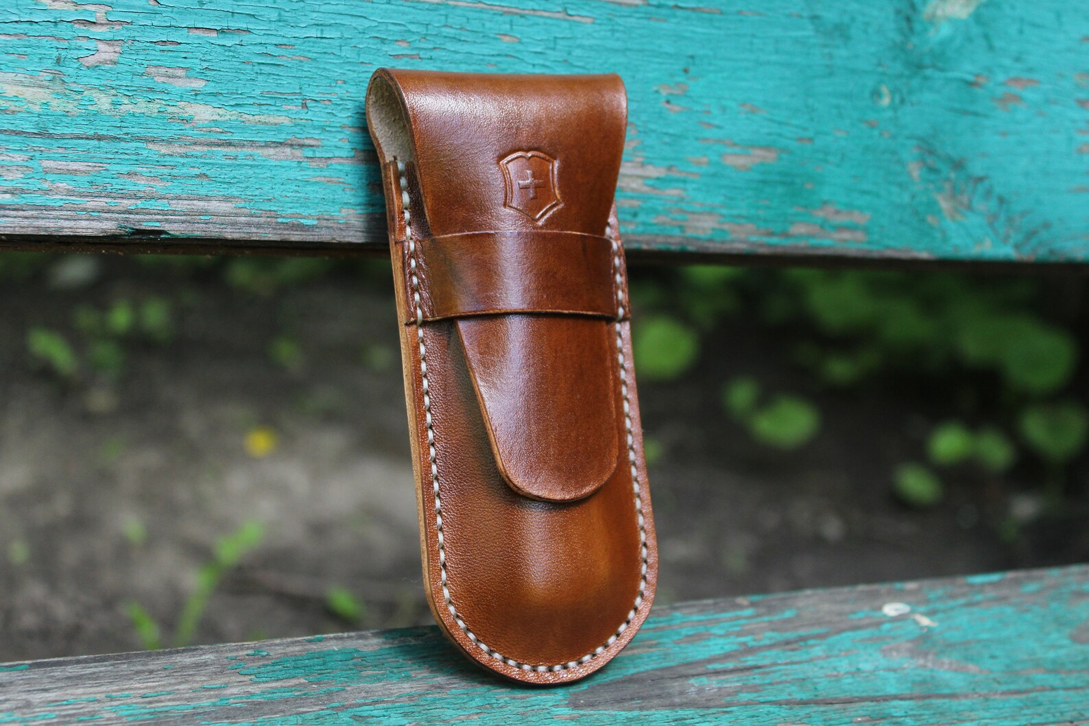 Leather Knife case for Victorinox RangerGrip 130 mm handmade Etsy