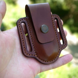 Closed Top Straight Up Pancake Sheath for victorinox 91-93 -111 mm