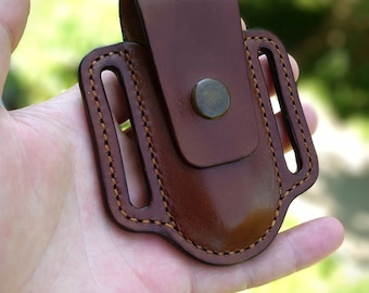 Closed Top Straight Up Pancake Sheath for victorinox 91-93 -111 mm