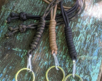 Paracord lanyard, "SCROLL"