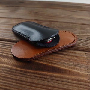 Fodero in pelle per coltello Victorinox 91 mm/ victorinox alox -93 mm 2- 3-4 strati di utensili.
