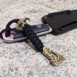 Paracord lanyard  /Paracord keychain/ Custom knife paracord lanyard
