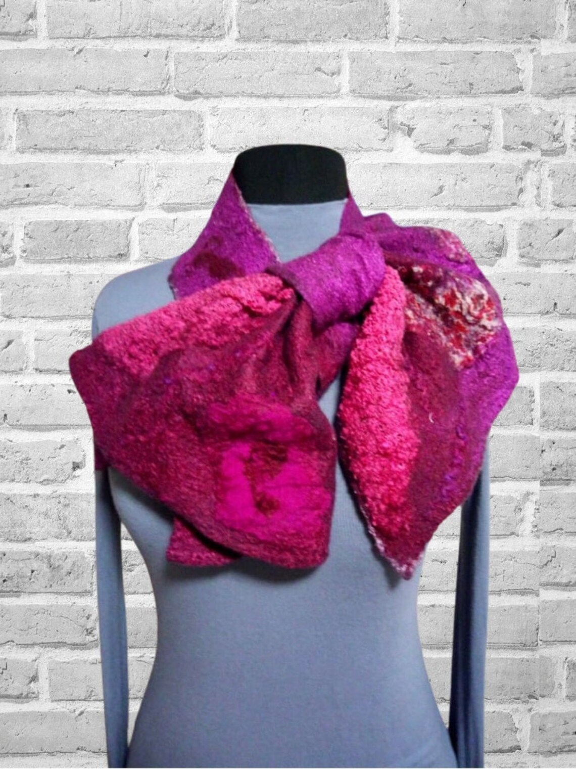 Sciarpa Di Cotone Indiano - Foulard Quadrato Viola Per Decorazione E Moda
