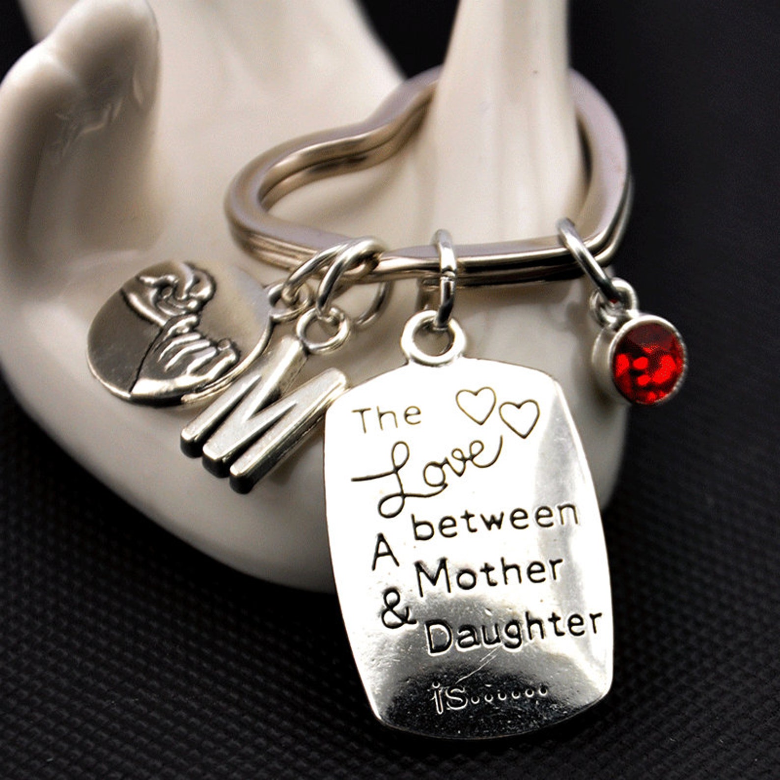 Mother Daughter Keychainpinky promise keychainGift for Mom Etsy