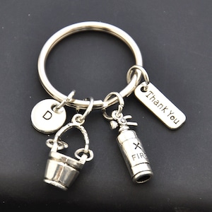 Regalo pompiere, portachiavi pompiere, portachiavi pompiere, portachiavi pompiere, Stai al sicuro, regalo primo soccorritore, portachiavi pompiere, portachiavi ingegnere