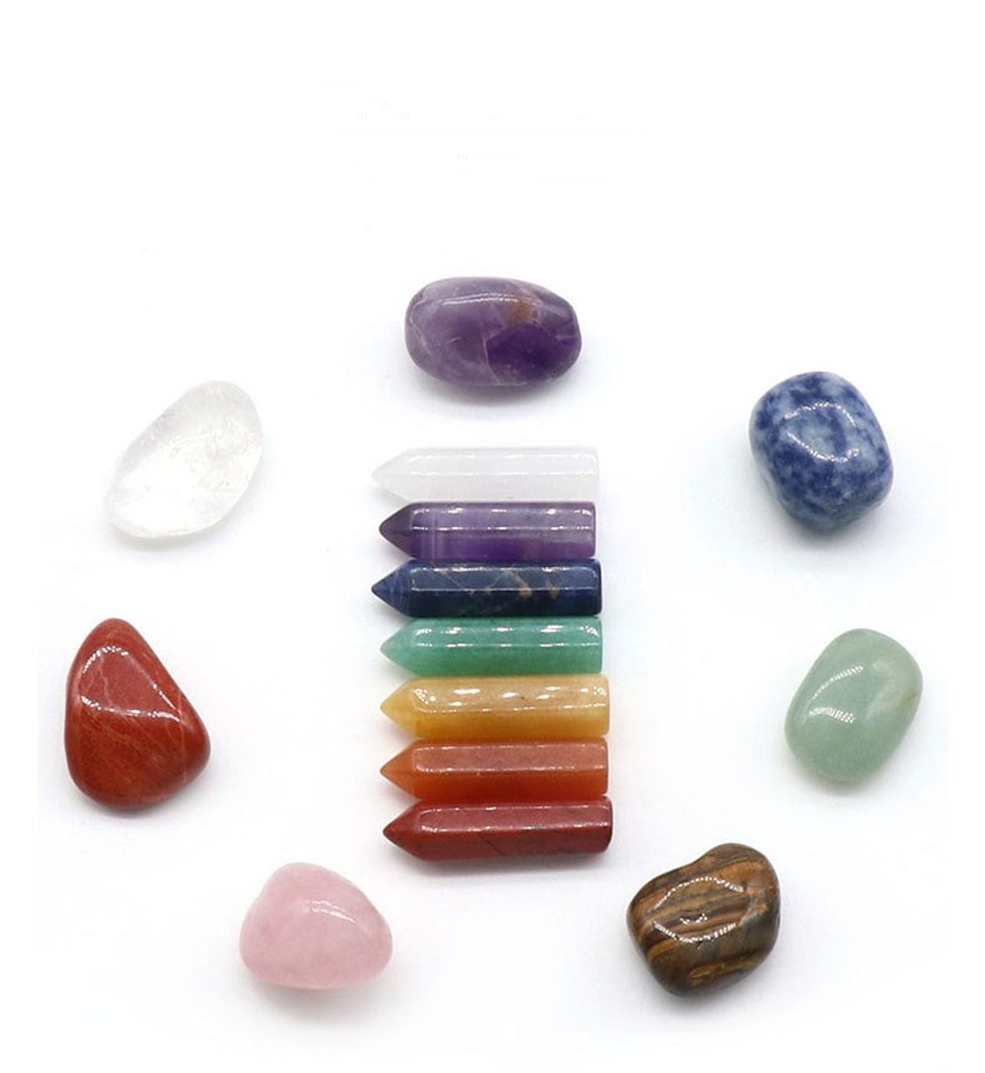 Chakra Crystal Stones Set Meditation Spiritual Stones Chakra Stones for ...