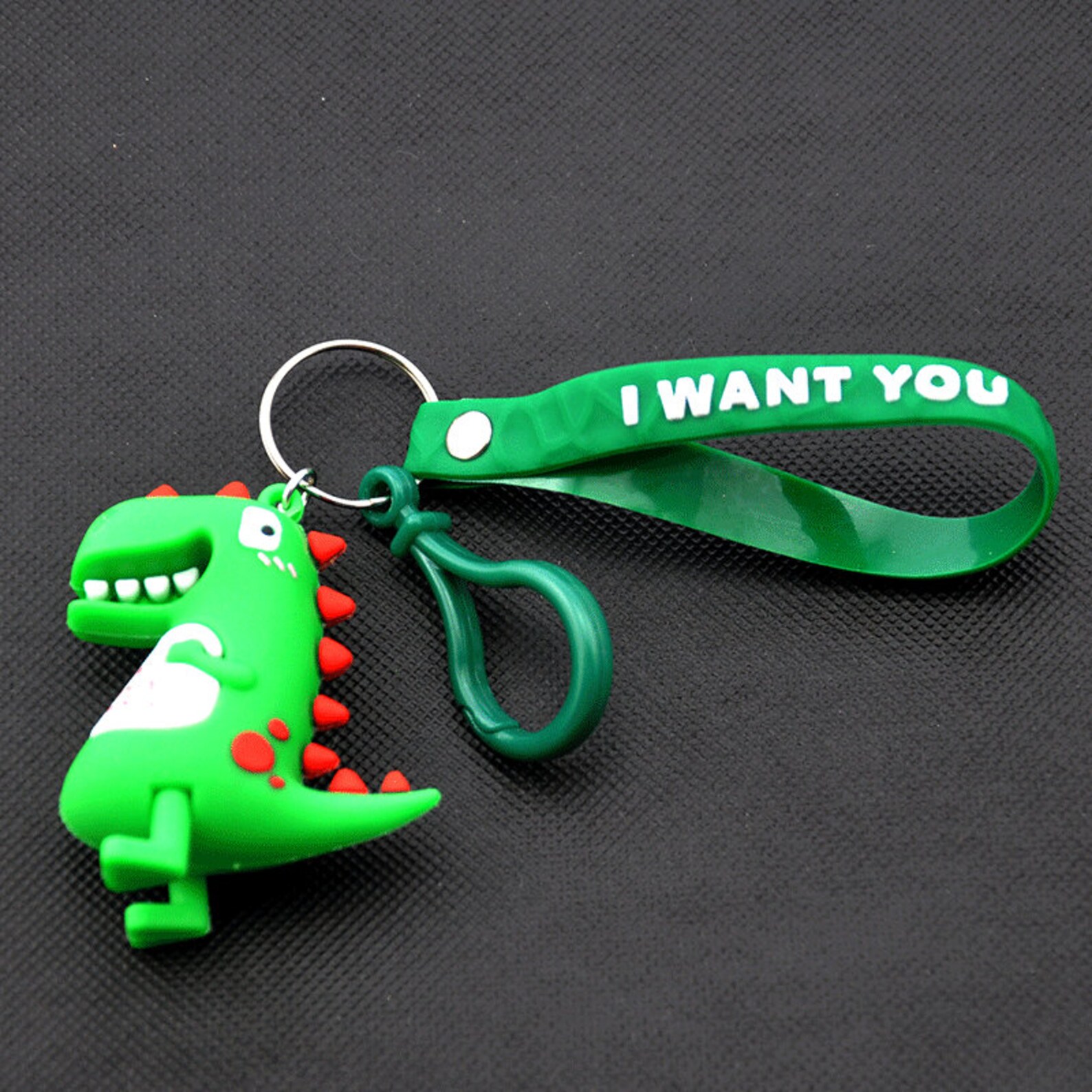 Dinosaur keychainDinosaur doll leather rope key chain cartoon Etsy